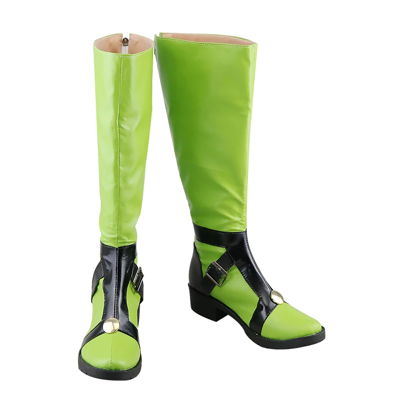 JoJo'S Bizarre Adventure Part 5 Vento Aureo Guido Mista Green Cosplay Boots - Image 2