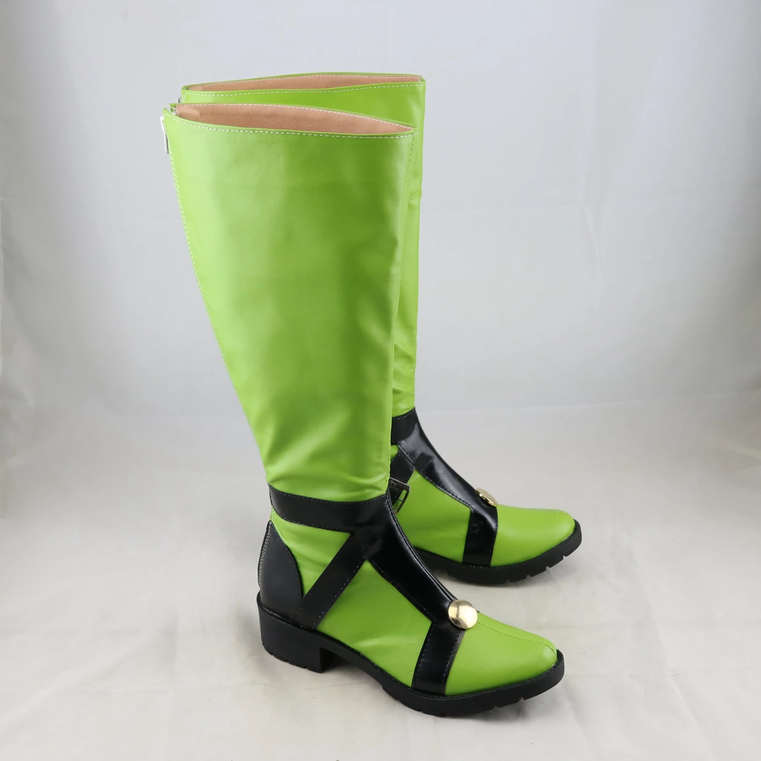 JoJo'S Bizarre Adventure Part 5 Vento Aureo Guido Mista Green Cosplay Boots - Image 3