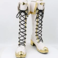 Uma Musume Pretty Derby Mejiro McQueen White Cosplay Boots