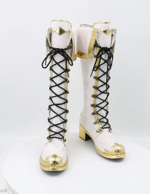 Uma Musume Pretty Derby Mejiro McQueen White Cosplay Boots