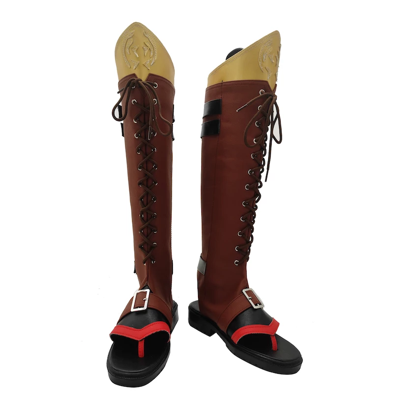 Genshin Impact Thoma Cosplay Boots