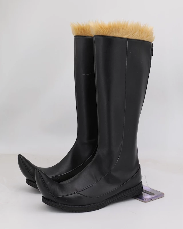 Frozen Kristoff Black Cosplay Boots - Image 3