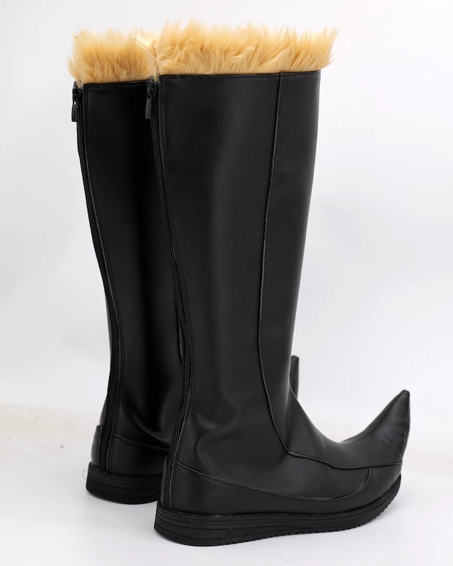 Frozen Kristoff Black Cosplay Boots - Image 4
