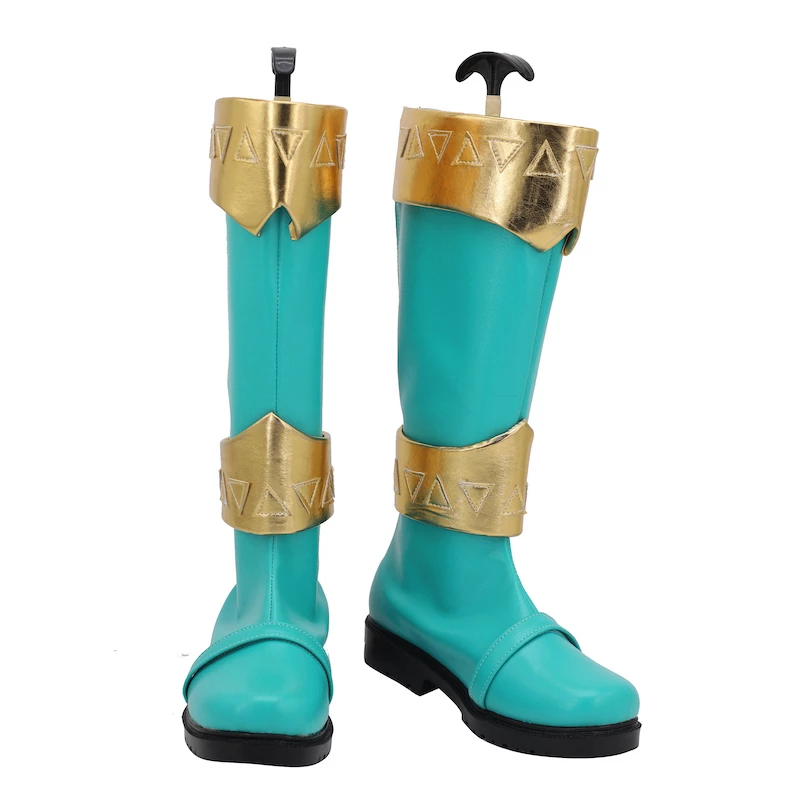 Kishiryu Sentai Ryusoulger Ryusoul Green Cosplay Boots - Image 2