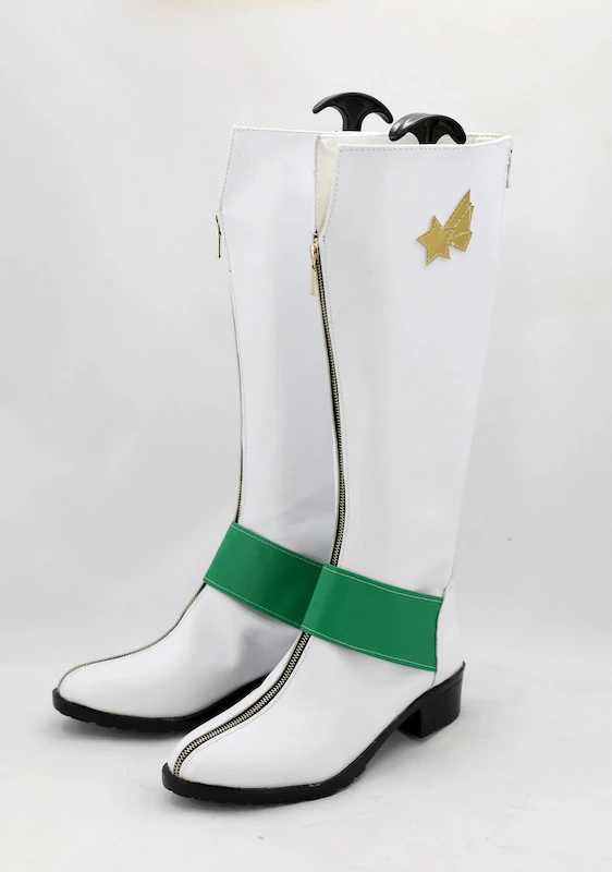 Ensemble Stars Trickstar Kanata Shinkai White Cosplay Boots - Image 3