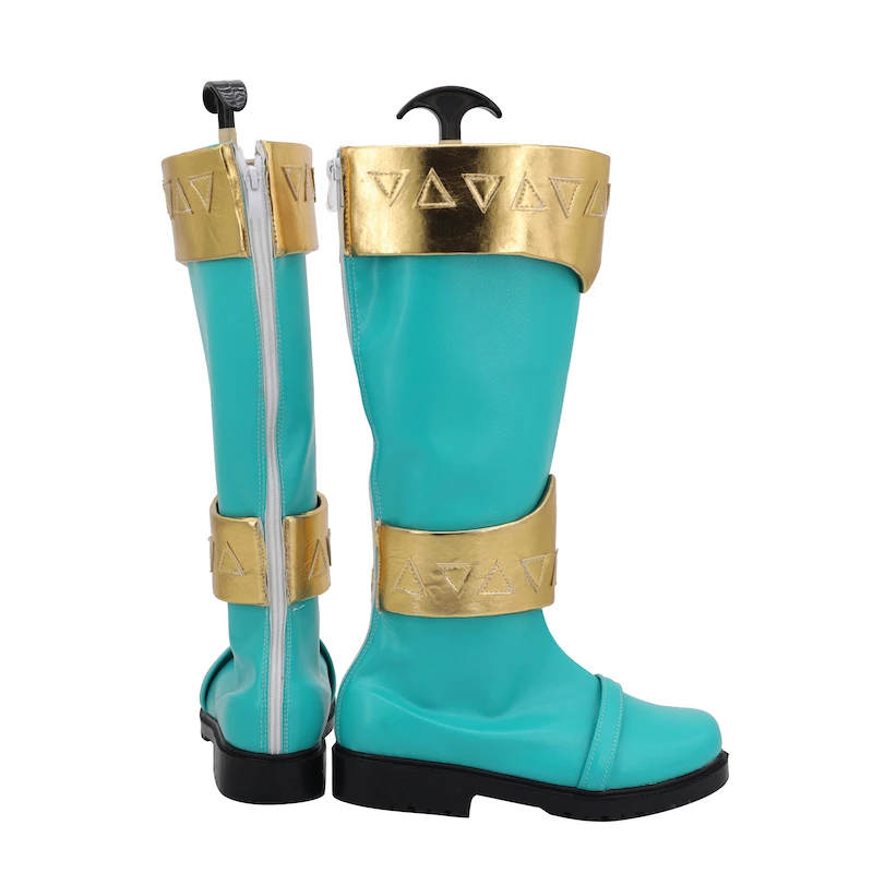 Kishiryu Sentai Ryusoulger Ryusoul Green Cosplay Boots - Image 3