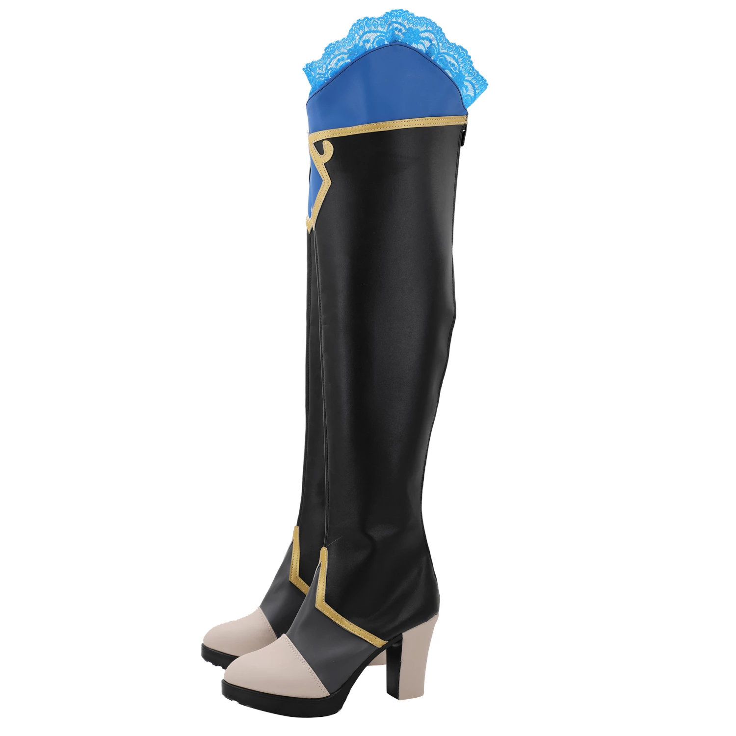 Ensemble Stars Shu Itsuki Black Cosplay Boots - Image 3