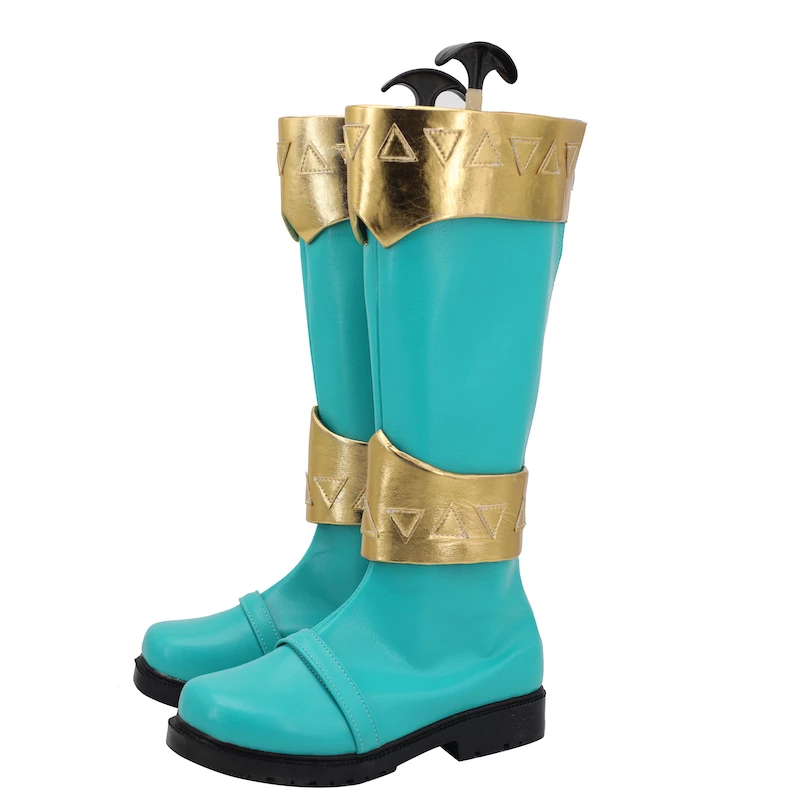 Kishiryu Sentai Ryusoulger Ryusoul Green Cosplay Boots - Image 4