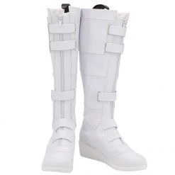 2020 Movie Black Widow Natasha Romanoff White Cosplay Boots
