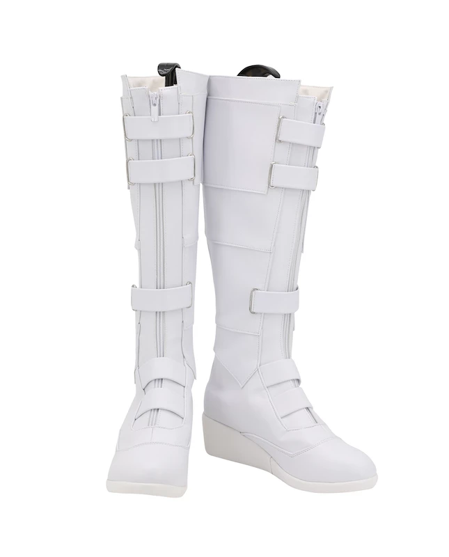 2020 Movie Black Widow Natasha Romanoff White Cosplay Boots - Image 2