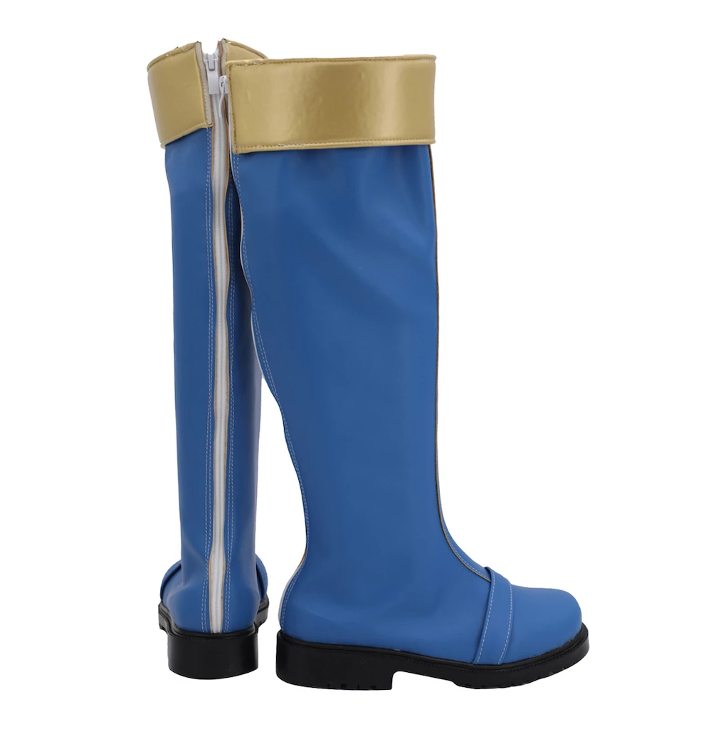 Power Rangers Dino Thunder Blue Dino Thunder Cosplay Boots - Image 3