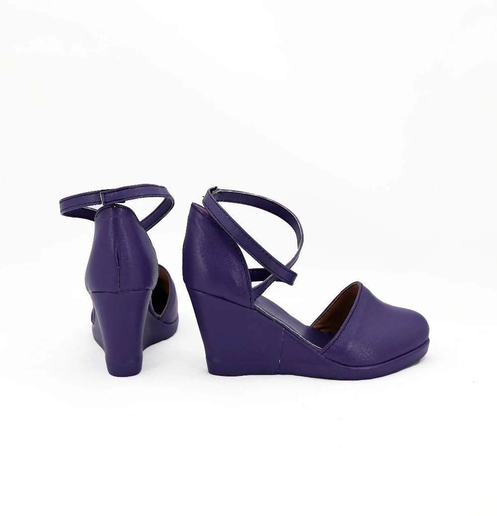 RWBY Season 4 Weiss Schnee Purple Cosplay Shoes - Image 2