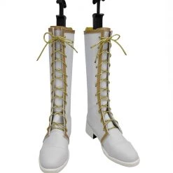 BanG Dream! Shirasagi Chisato White Cosplay Boots