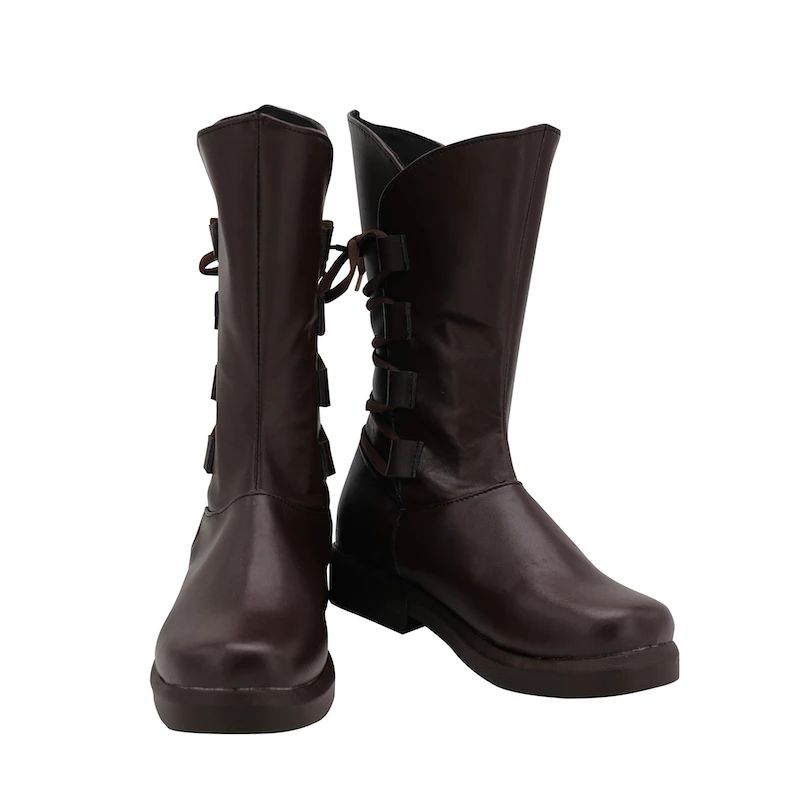 Star Wars Episode VIII: The Last Jedi Rey Jedi Training Suit Cosplay Boots