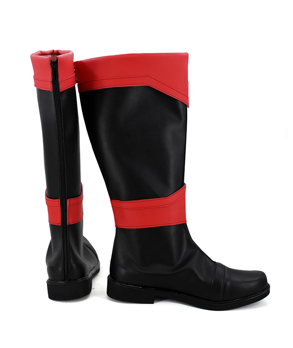 Kaitou Sentai Lupinranger VS Keisatsu Sentai Patranger Red Sentai Ranger Cosplay Boots - Image 2