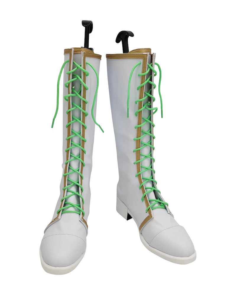 BanG Dream! Maruyama Aya White Cosplay Boots - Image 2