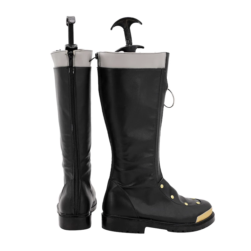 Ensemble Stars Undead Otogari Adonis Black Cosplay Boots - Image 3
