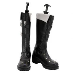 Ensemble Stars Undead Ogami Koga Black Cosplay Boots