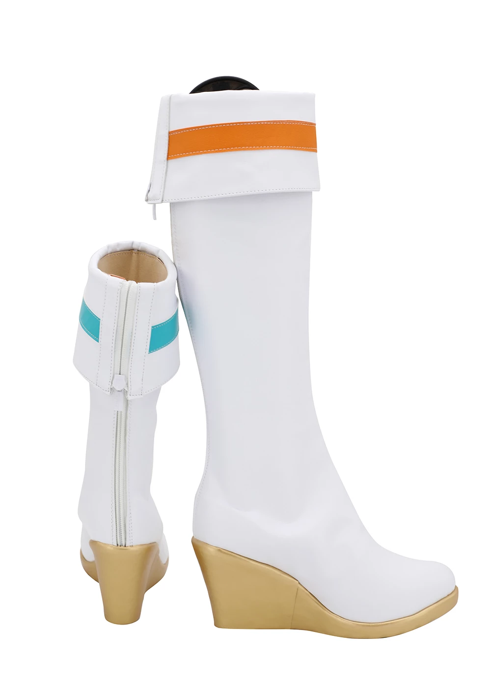 League Of Legends LOL Arcade Caitlyn Prestige Edition White Cosplay Boots - Image 3