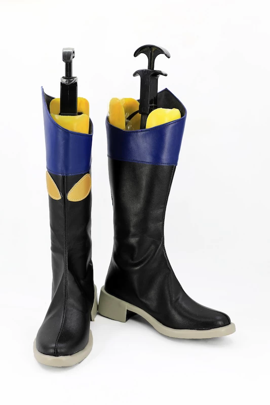 Tsukiuta. The Animation Shiwasu Kakeru Black Cosplay Boots - Image 3