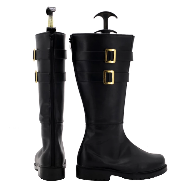 Ensemble Stars Nito Nazuna Black Cosplay Boots - Image 3