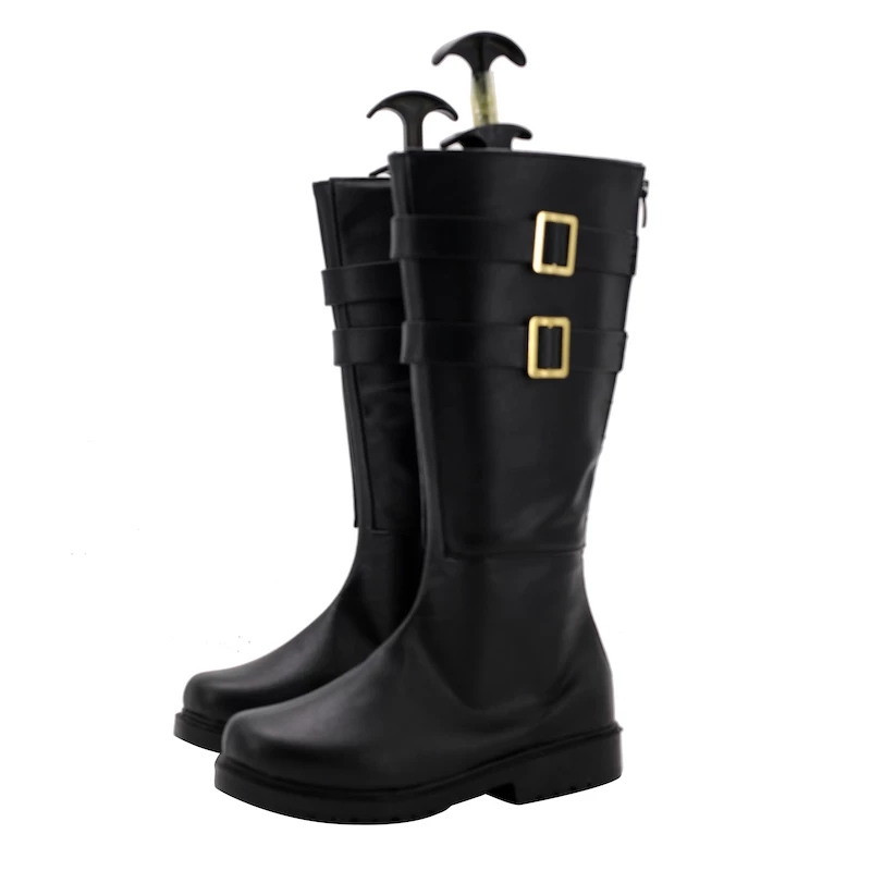 Ensemble Stars Nito Nazuna Black Cosplay Boots - Image 4
