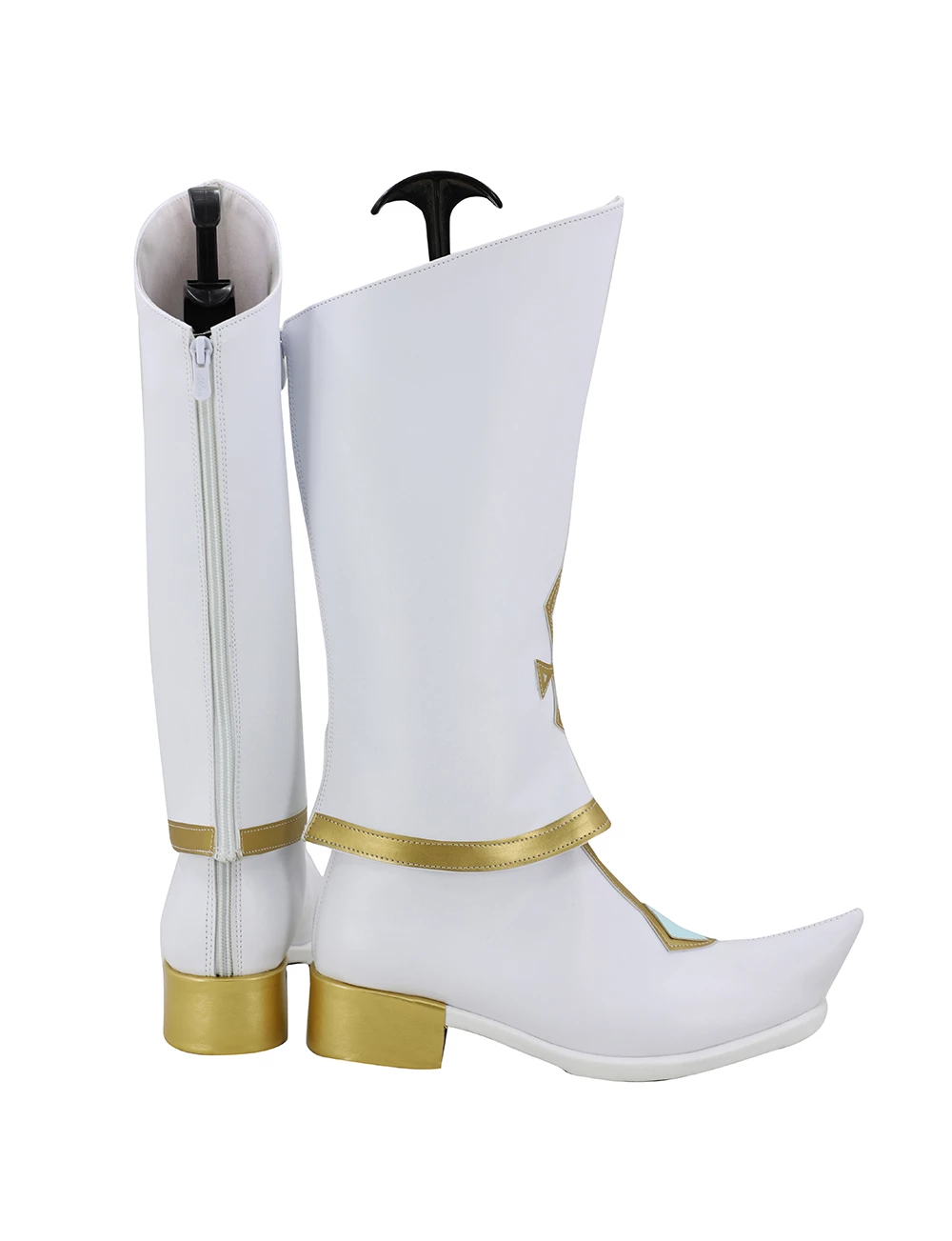 Hyperdimension Neptunia Neptune White Cosplay Boots - Image 3
