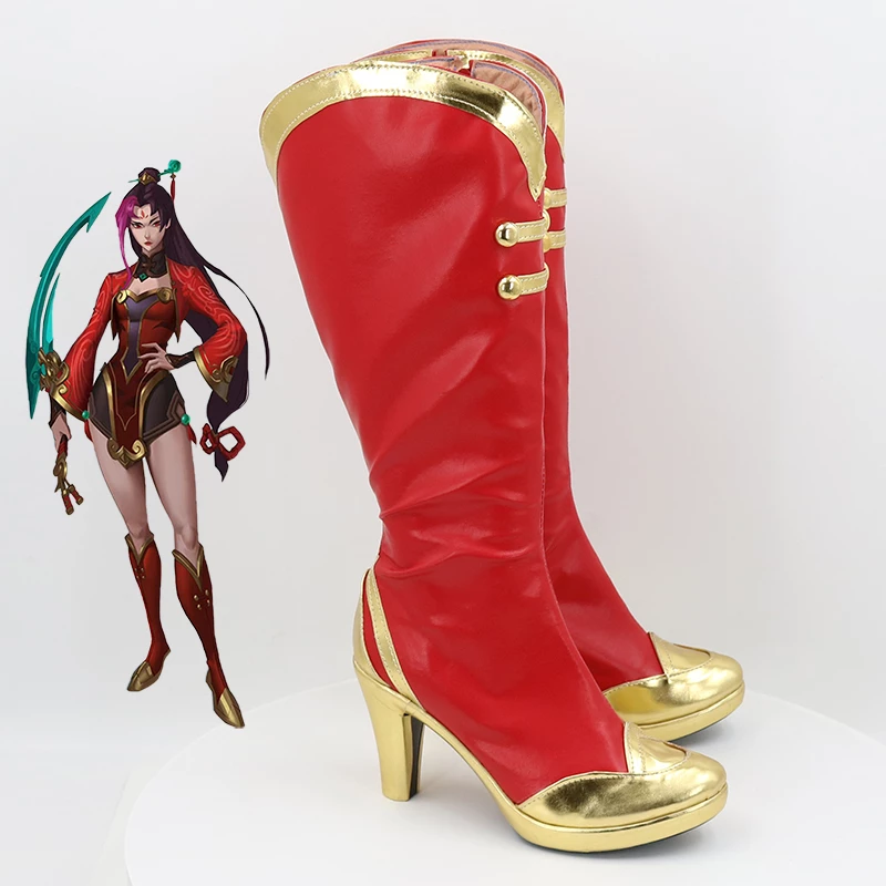 League Of Legends Diana Scorn Of The Moon Cosplay Boots - Image 3