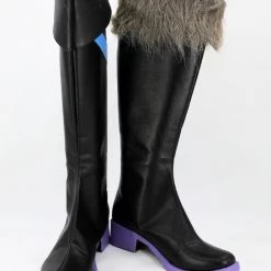 Tsukiuta. The Animation Satsuki Aoi Black Cosplay Boots