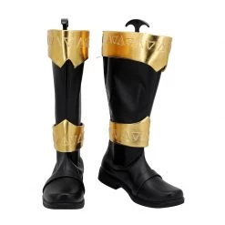 Kishiryu Sentai Ryusoulger Ryusoul Black Cosplay Boots