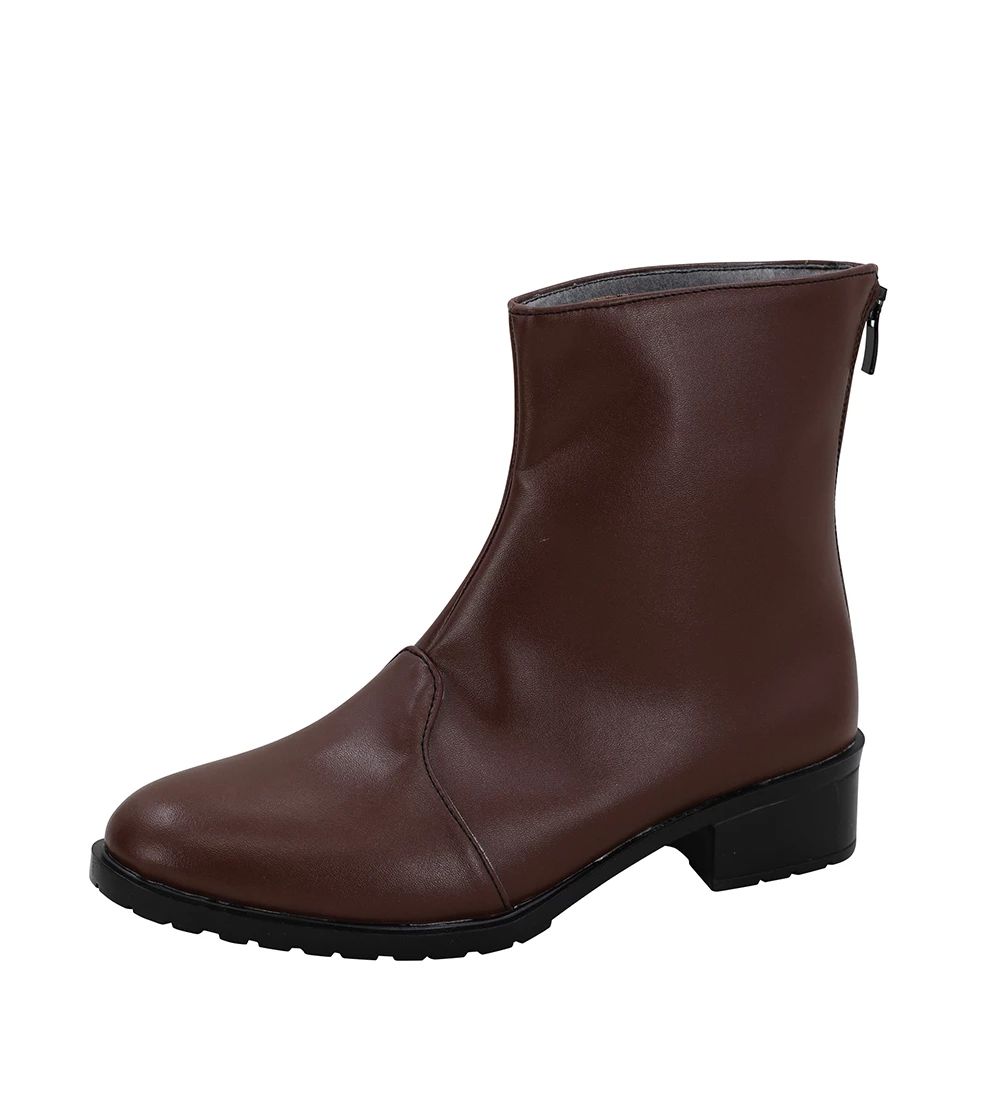 JoJo's Bizarre Adventure Noriaki Kakyoin Brown Cosplay Boots - Image 4