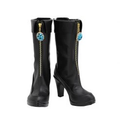 JoJo's Bizarre Adventure Giorno Giovanna Black Cosplay Boots