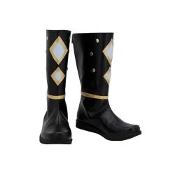 Mighty Morphin Power Rangers Black Ninja Ranger Cosplay Boots