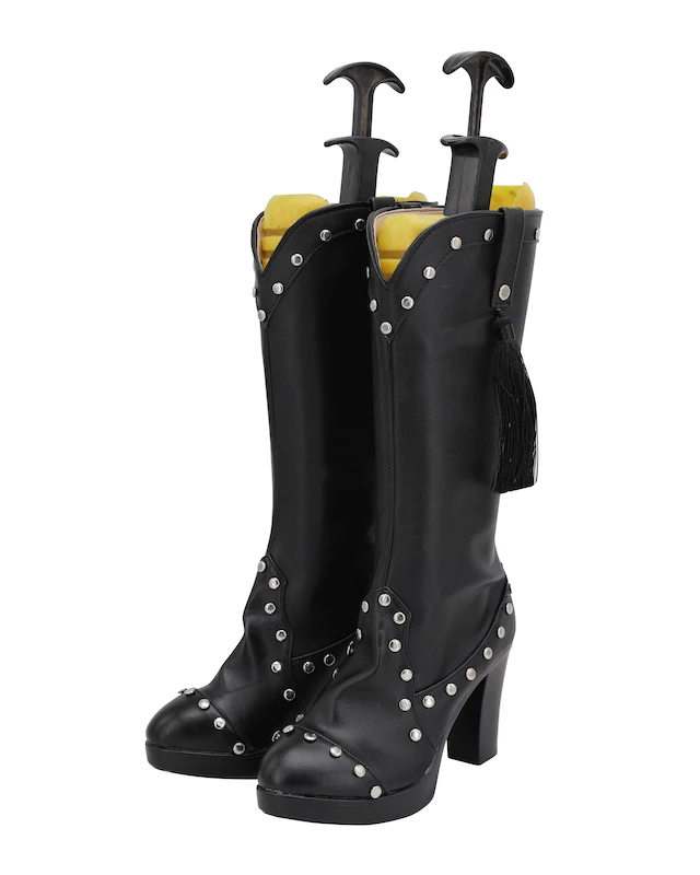 Final Fantasy VII Remake Tifa Lockhart Black Cosplay Boots - Image 4