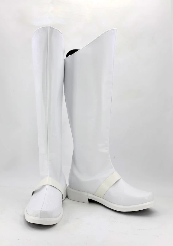 Tsukiuta. The Animation Fuduki Kai White Cosplay Boots - Image 2