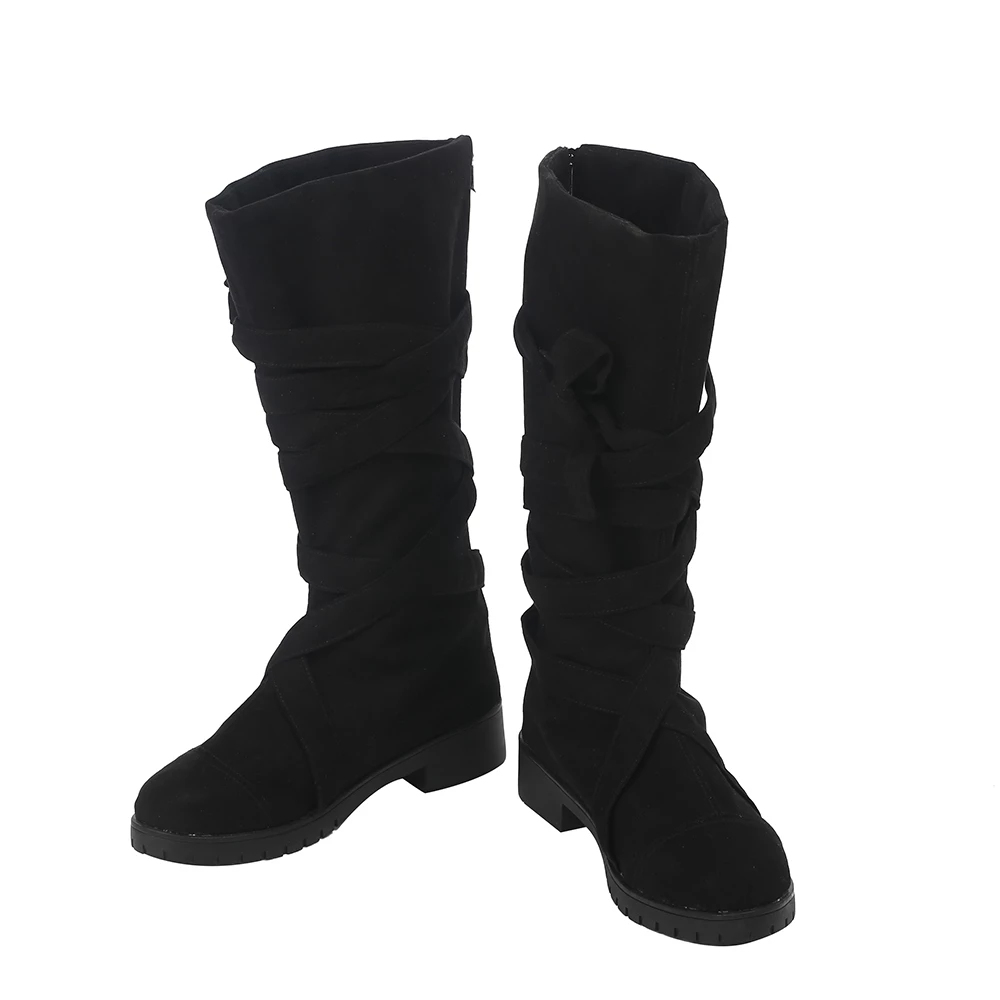 Game Of Thrones Season 7 Daenerys Targaryen Black Cosplay Boots