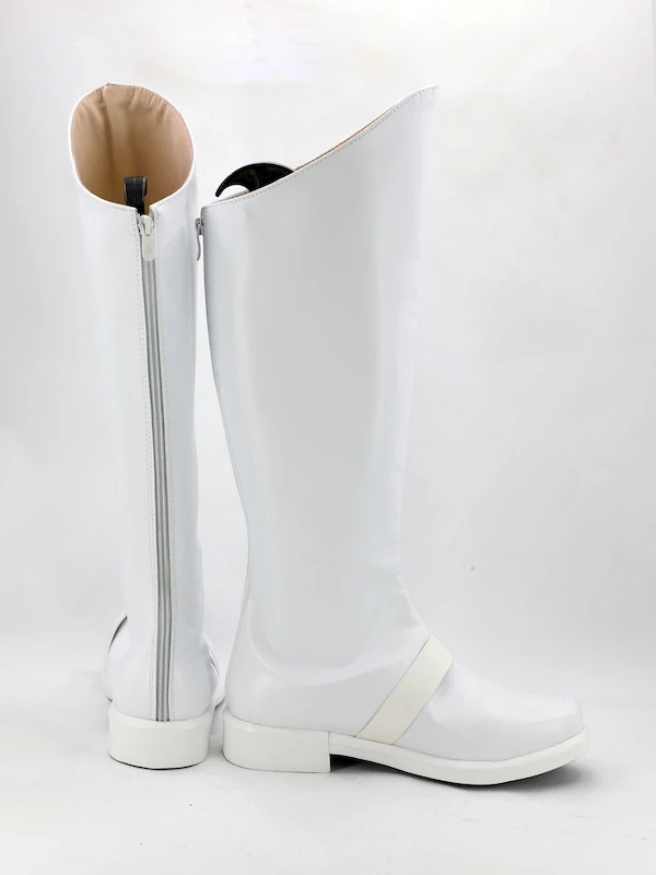 Tsukiuta. The Animation Fuduki Kai White Cosplay Boots - Image 3