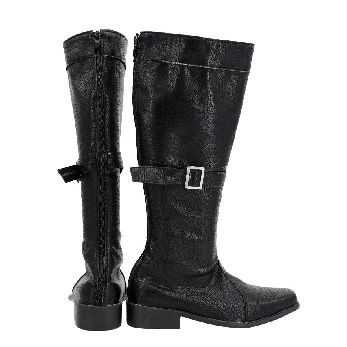 The Witcher Geralt Of Rivia Black Cosplay Boots - Image 4