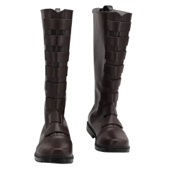 Star Wars Qui-Gon Jinn Brown Cosplay Boots