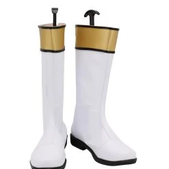 Power Rangers Wild Force White Cosplay Boots