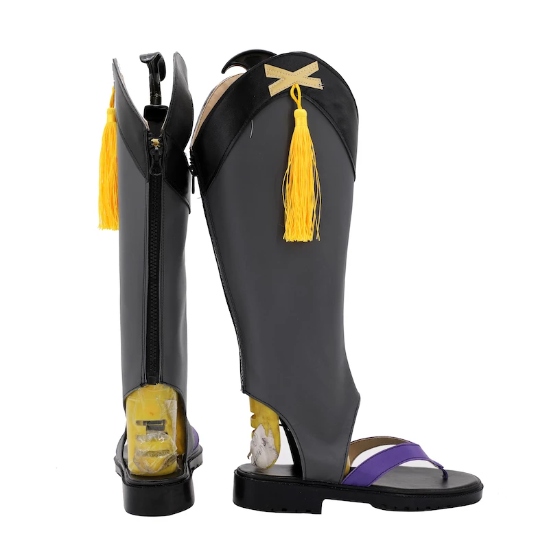 Genshin Impact Scaramouche Cosplay Boots - Image 3