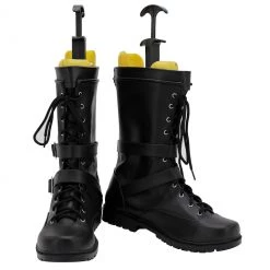 Kingdom Hearts III Riku Black Cosplay Boots