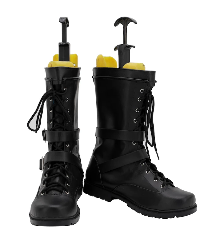 Kingdom Hearts III Riku Black Cosplay Boots
