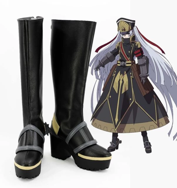 Re:Creators Military Uniform Princess Cosplay Boots