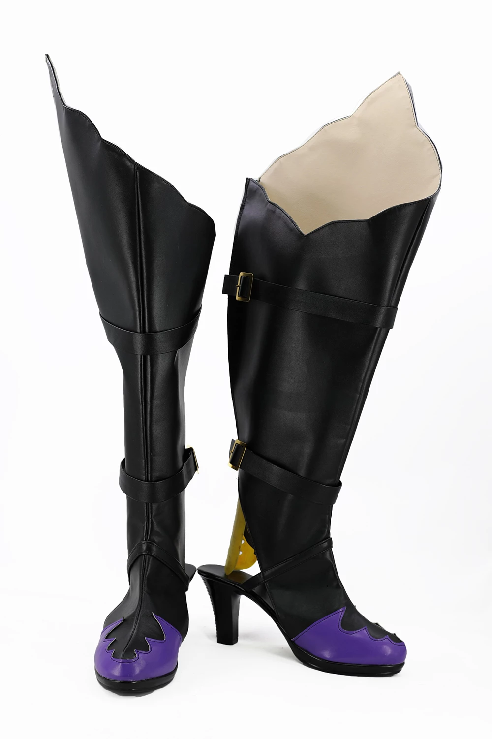 Macross Frontier Sheryl Nome Black Cosplay Boots
