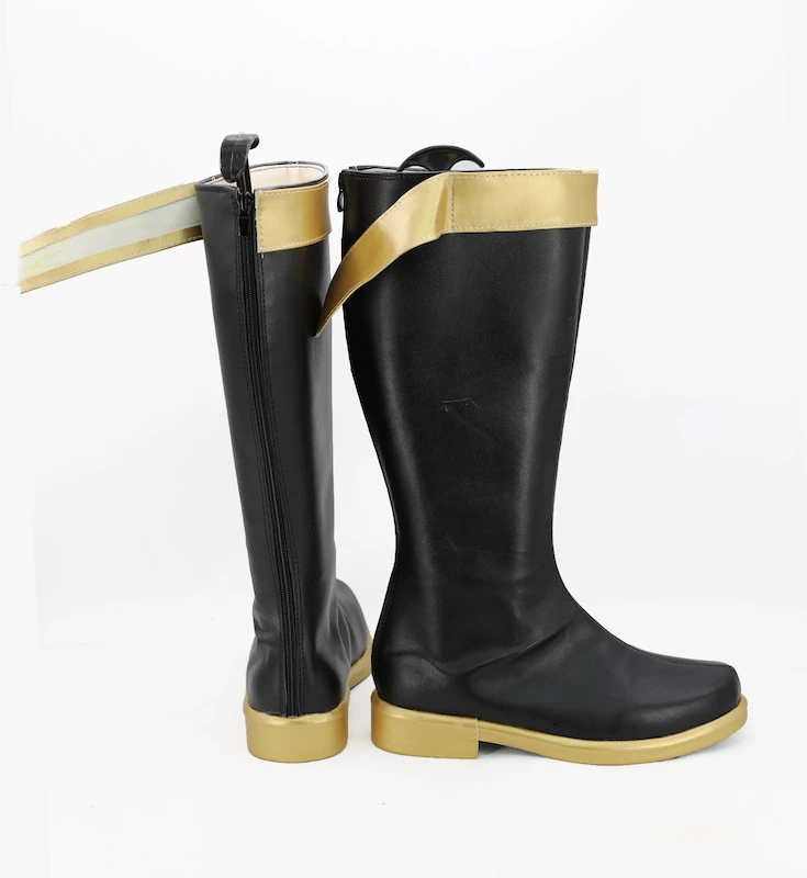 Honkai Impact Theresa Apocalypse Black Cosplay Boots - Image 4