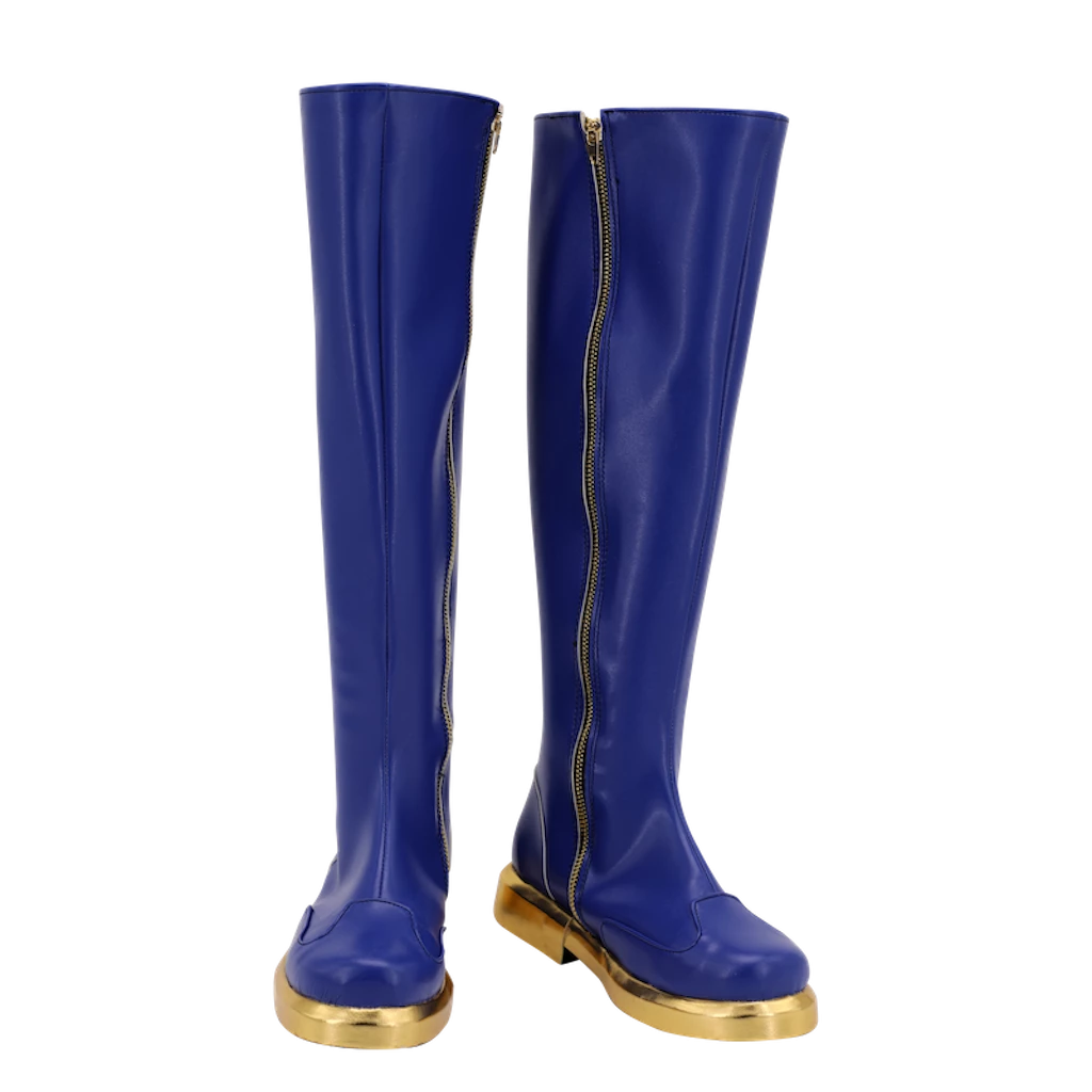 Ms. Marvel Kamala Khan Blue Cosplay Boots