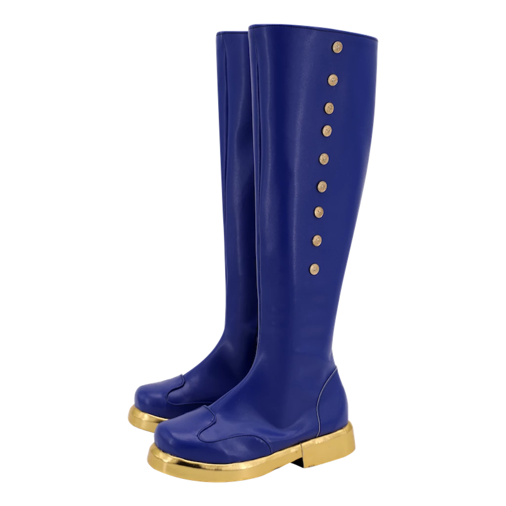 Ms. Marvel Kamala Khan Blue Cosplay Boots - Image 3