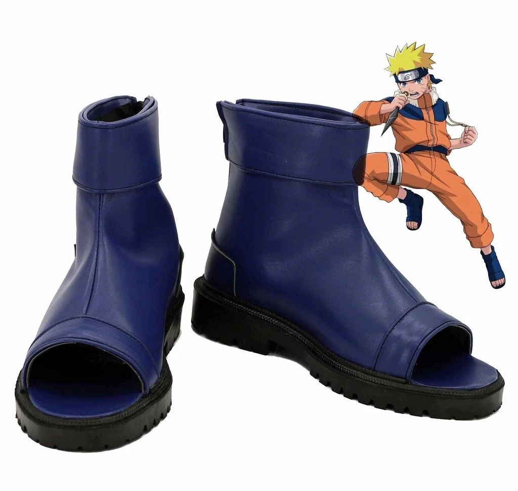 Naruto Uzumaki Naruto Ninja Blue Cosplay Shoes
