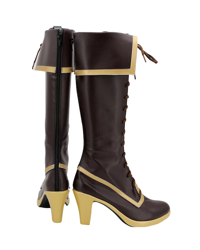 Touhou Project Tenshi Hinanawi Cosplay Boots - Image 3